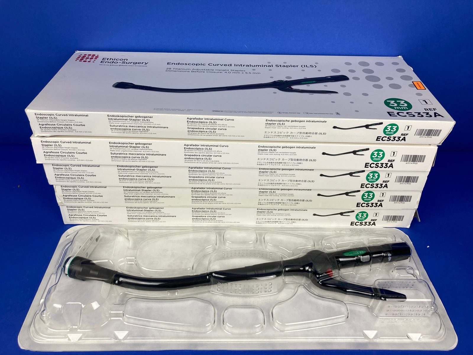 Ethicon Endo surgery Endoscopic Curved Intraluminal Stapler (ILS) ECS33A